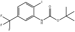 (2-IODO-5-TRIFLUOROMETHYL-PHENYL)-CARBAMIC ACID TERT-BUTYL ESTER, 1448535-57-6, 结构式