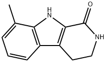 8-METHYL-1-TETRAHYDRONORHARMANONE, TECH. Struktur