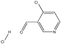 4-Chloronicotinaldehyde hydrochloride Struktur
