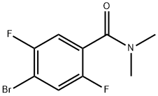 4-Bromo-2,5-difluoro-N,N-dimethylbenzamide Structure