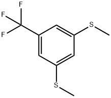 3,5-Bis(methylthio)benzotrifluoride Structure