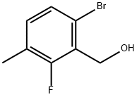 (6-溴-2-氟-3-甲基苯基)甲醇,1449008-31-4,结构式