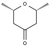 (2S,6R)-2,6-DIMETHYLOXAN-4-ONE 结构式