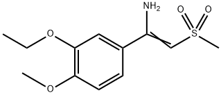 1-(3-ethoxy-4-methoxyphenyl)-2-(methylsulfonyl)ethenamine,1450657-31-4,结构式