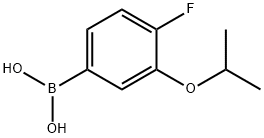 4-氟-3-异丙氧基苯基硼酸,1451390-94-5,结构式