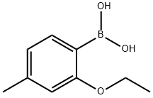 2-Ethoxy-4-methylphenylboronic acid 结构式