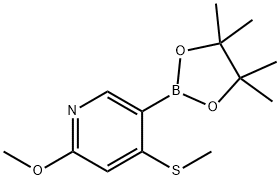 1451392-19-0 2-Methoxy-4-(methylthio)pyridine-5-boronic acid pinacol ester