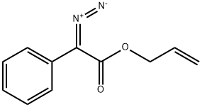 allyl alpha-diazophenylacetate Struktur
