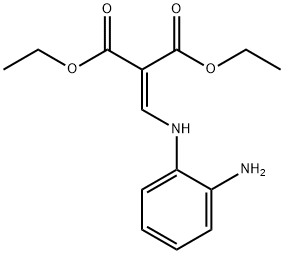 diethyl 2-(((2-aminophenyl)amino)methylene)malonate 化学構造式