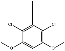2,4-dichloro-3-ethynyl-1,5-dimethoxybenzene Structure