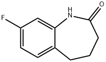 8-fluoro-1,3,4,5-tetrahydrobenzo[b]azepin-2-one Structure