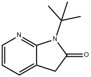 1-(TERT-BUTYL)-1,3-DIHYDRO-2H-PYRROLO[2,3-B]PYRIDIN-2-ONE, 1455358-06-1, 结构式