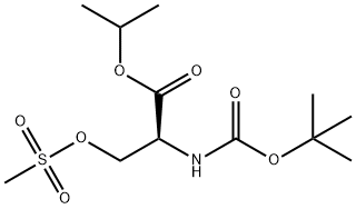 Isopropyl 2-(tert-butoxycarbonyl)-3-(methylsulfonyloxy)propanoate|1456803-29-4