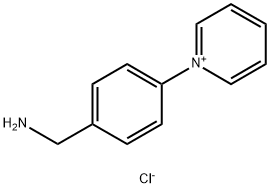 1-(4-(氨基甲基)苯基)吡啶-1-鎓氯化物 结构式