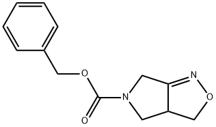 benzyl3a,4-dihydro-3H-pyrrolo[3,4-c]isoxazole-5(6H)-carboxylate Structure