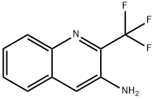 2-(トリフルオロメチル)キノリン-3-アミン 化学構造式