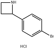 2-(4-bromophenyl)azetidine hydrochloride Structure