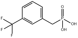 {[3-(Trifluoromethyl)phenyl]methyl}phosphonic acid Struktur