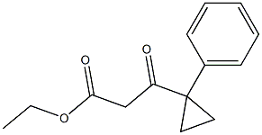 ethyl 3-oxo-3-(1-phenylcyclopropyl)propanoate Structure