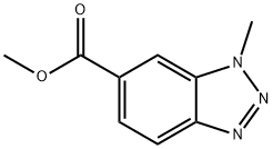1H-BENZIMIDAZOLE-5-CARBOXYLIC ACID,1-METHYL-,METHYL ESTER Struktur