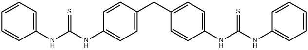 1,1'-(methanediyldibenzene-4,1-diyl)bis[3-phenyl(thiourea)],147199-35-7,结构式