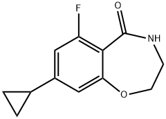 8-Cyclopropyl-6-fluoro-3,4-dihydro-2H-1,4-benzoxazepin-5-one|8-环丙基-6-氟-3,4-二氢-1,4-苯并氧氮杂卓-5(2H)-酮