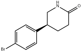 2-Piperidinone, 5-(4-bromophenyl)-, (5S)- Struktur