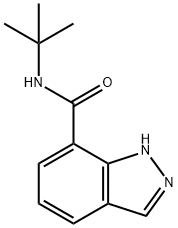 N-(tert-butyl)-1H-indazole-7-carboxamide Struktur