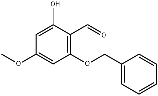 2-(苄氧基)-6-羟基-4-甲氧基苯甲醛 结构式