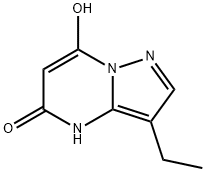 3-Ethyl-7-hydroxypyrazolo[1,5-a]pyrimidin-5(4H)-one Struktur