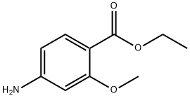 ethyl 4-amino-2-methoxybenzoate 化学構造式