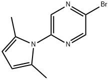 2-溴-5-(2,5-二甲基-1H-吡咯-1-基)吡嗪, 1481474-80-9, 结构式