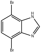 4,7-二溴-1H-苯并咪唑 10G 结构式