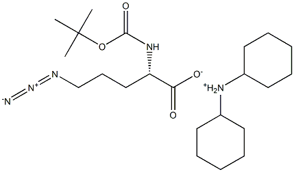 N-Boc-5-azido-L-norvaline (dicyclohexylammonium) salt
		
	 Structure