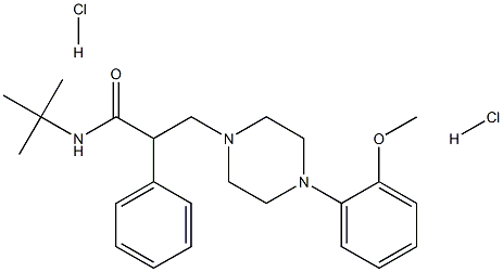 (±)-WAY-100135 化学構造式