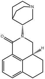 1H-Benz[de]isoquinolin-1-one,2-(3R)-1-azabicyclo[2.2.2]oct-3-yl-2,3,3a,4,5,6-hexahydro-,(3aS)- Structure