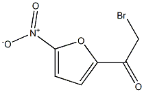 Ethanone, 2-bromo-1-(5-nitro-2-furanyl)-
 化学構造式