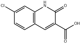 7-chloro-1,2-dihydro-2-oxo-3-Quinolinecarboxylic acid Structure