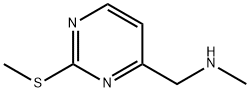 N-Methyl-1-(2-(methylthio)pyrimidin-4-yl)methanamine Structure