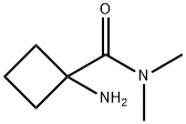 1-AMINO-CYCLOBUTANECARBOXYLIC ACID DIMETHYLAMIDE, 1508823-36-6, 结构式