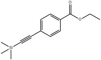 ethyl 4-(2-(trimethylsilyl)ethynyl)benzoate,150969-54-3,结构式