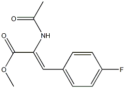 2-Propenoic acid, 2-(acetylamino)-3-(4-fluorophenyl)-, methyl ester,(2Z)-