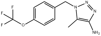 1-(4-(trifluoromethoxy)benzyl)-5-methyl-1H-1,2,3-triazol-4-amine