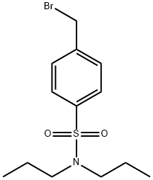 4-(bromomethyl)-N,N-dipropylbenzenesulfonamide Structure