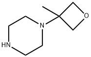 1-(3-methyloxetan-3-yl)piperazine Structure