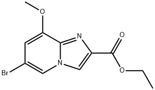6-Bromo-8-methoxy-imidazo[1,2-a]pyridine-2-carboxylic acid ethyl ester|ETHYL 6-BROMO-8-METHOXYIMIDAZO[1,2-A]PYRIDINE-2-CARBOXYLATE