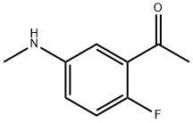 1-(2-Fluoro-5-methylamino-phenyl)-ethanone Structure