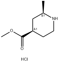 CIS-2-METHYLPIPERIDINE-4-CARBOXYLIC ACID METHYL ESTER HCL Structure