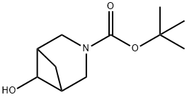 tert-Butyl 6-hydroxy-3-azabicyclo[3.1.1]heptane-3-carboxylate Structure
