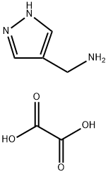 (1H-Pyrazol-4-yl)methanamine oxalate 结构式